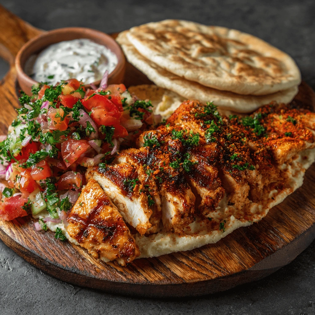 shawarma chicken photography