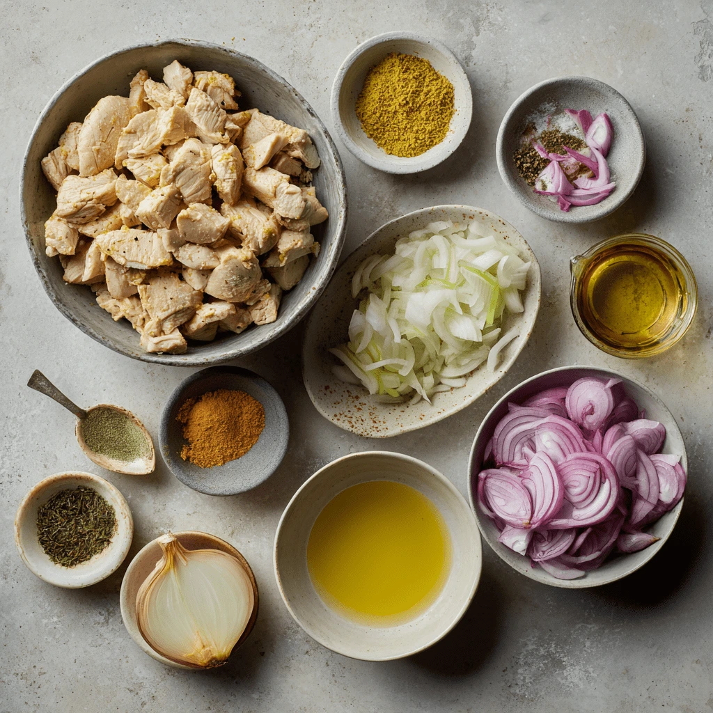 ingredients of shawarma chicken