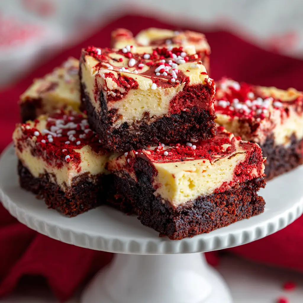 Red Velvet Cheesecake Brownies image