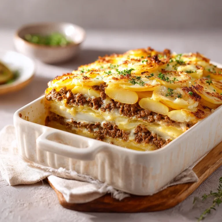5-Ingredient Hamburger Potato Casserole 6 5-Ingredient Hamburger Potato Casserole