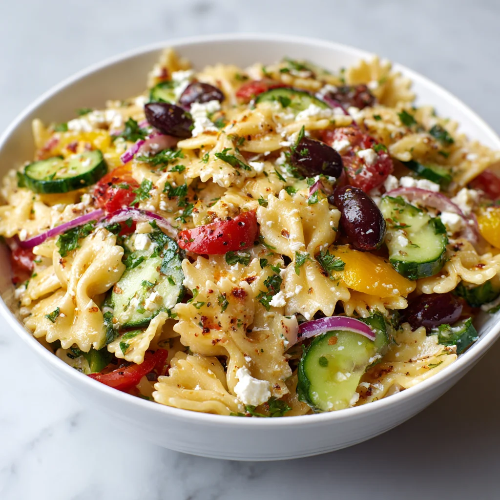 Ashley Mac’s Greek Pasta Salad