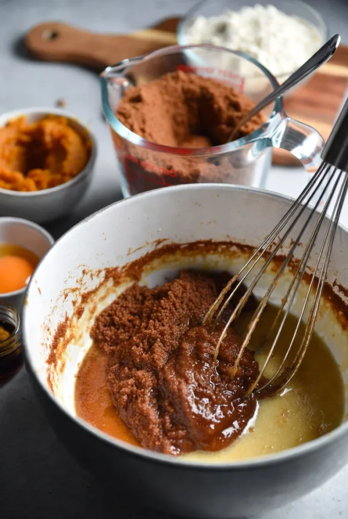 Brown Butter Maple Chewy Pumpkin Cookies – Warm, Cozy, and Perfectly Fall-Inspired 4 whisk together flour, baking soda, salt, and spices