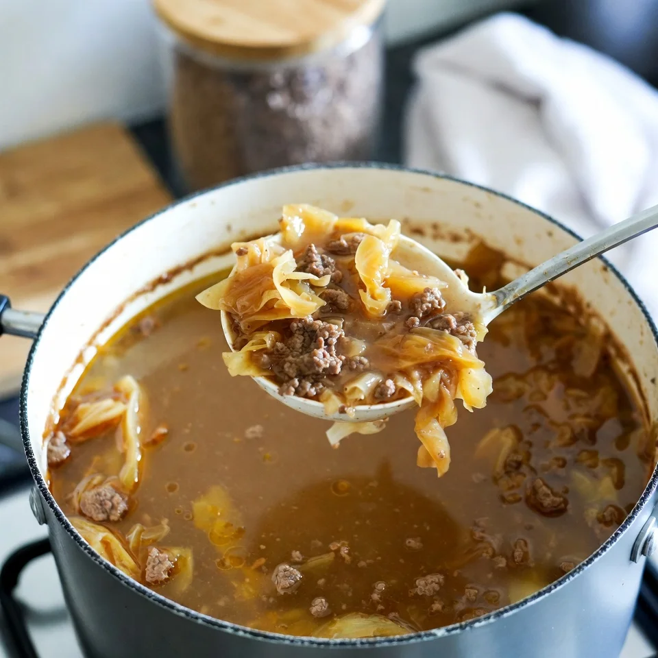 Cabbage Soup with Ground Beef Recipe