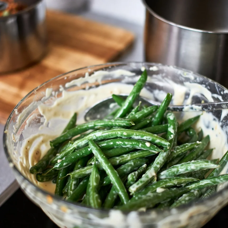 Canned Green Bean Casserole 3 add green bean