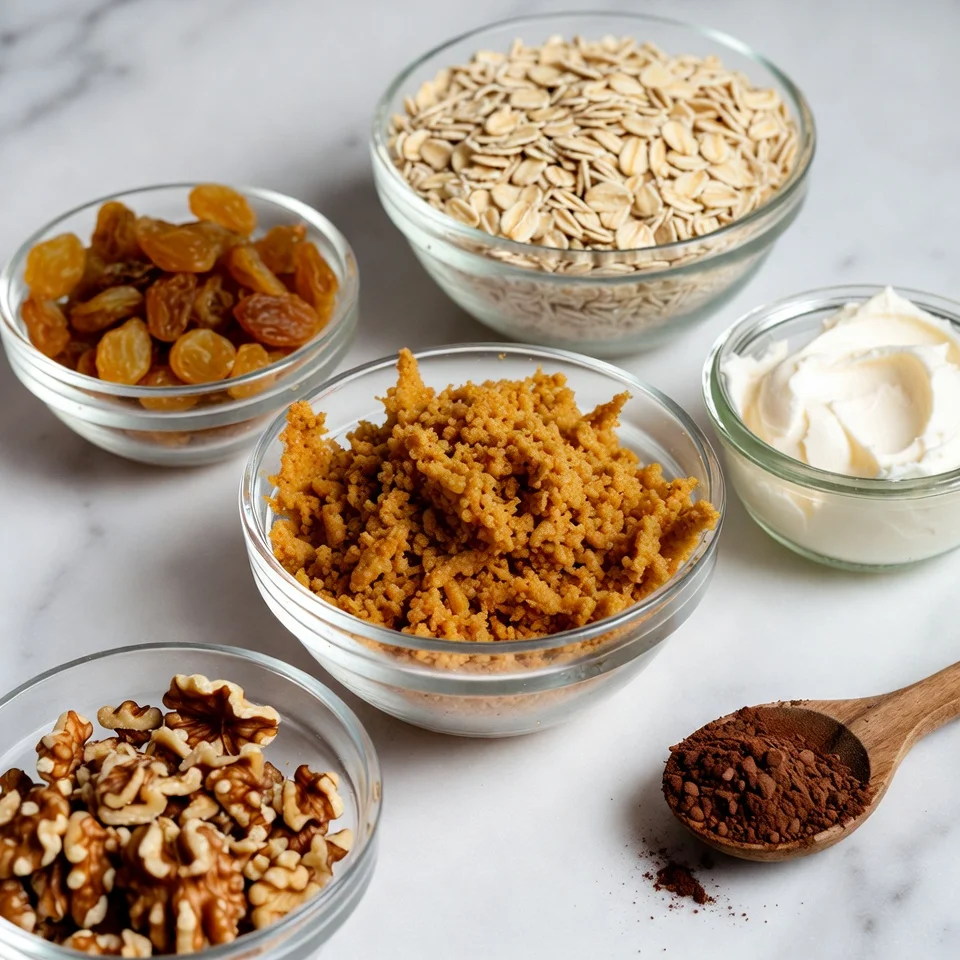 Carrot Cake Truffles 2 ingredients used in Carrot Cake Truffles