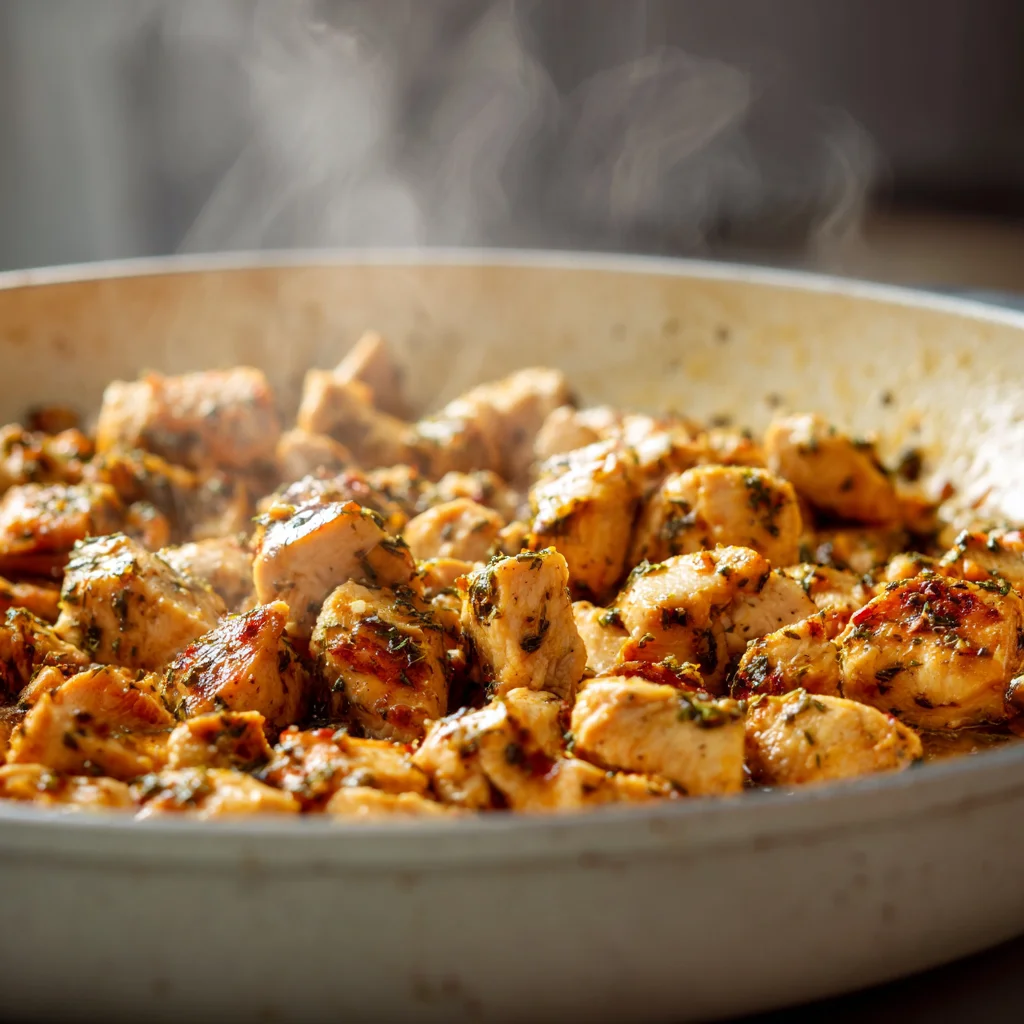 cook the chicken for preparation recipe Cheesy Chicken Broccoli Orzo Recipes