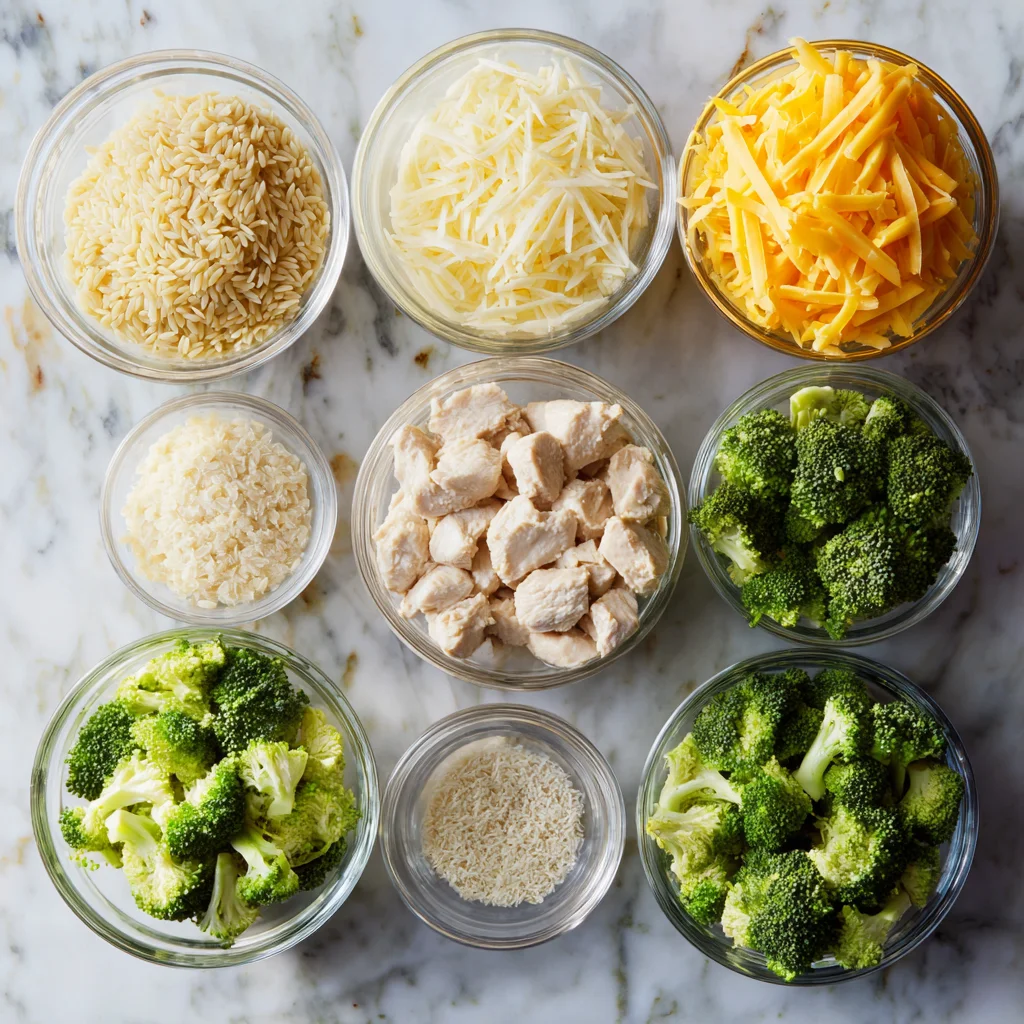 ingredients Cheesy Chicken Broccoli Orzo Recipes