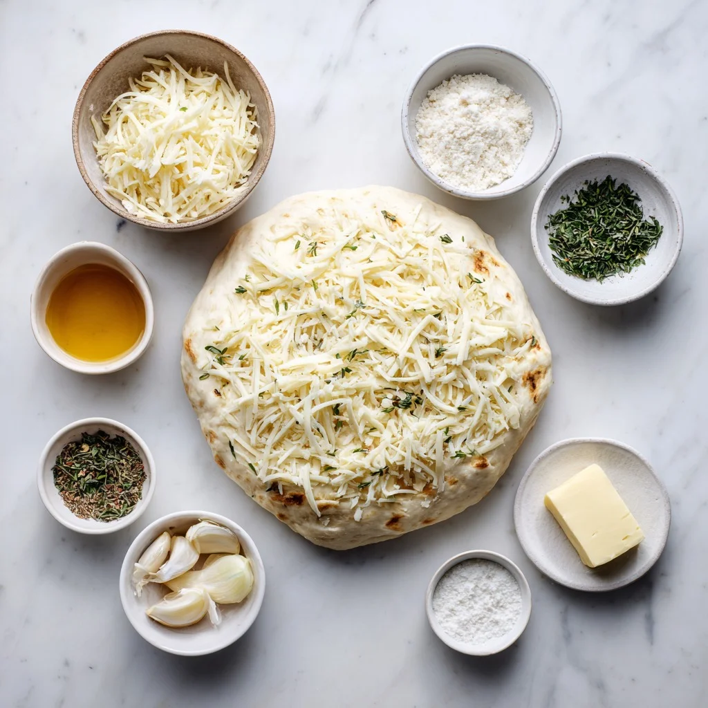 Ingredients used in Cheesy Garlic Breadsticks Recipe