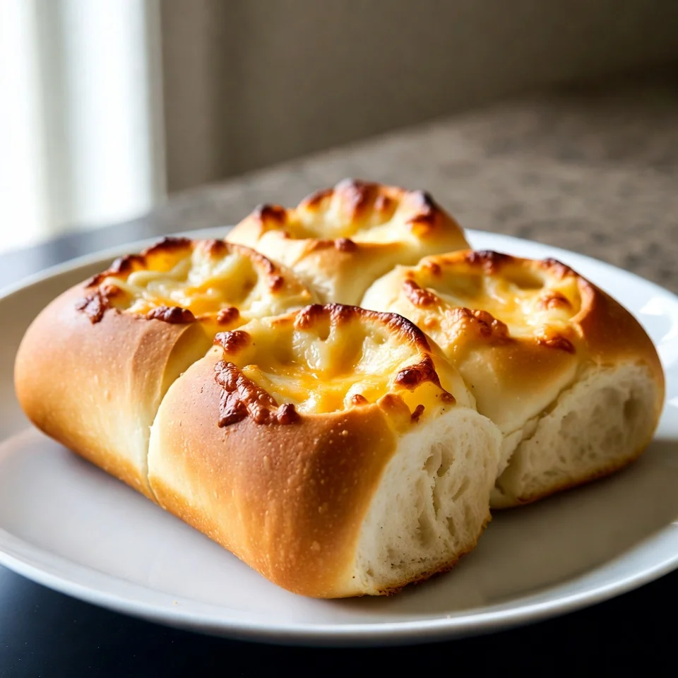 Cheesy Stuffed Garlic Bread Pull Apart Rolls – Gooey, Golden, and Impossible to Resist 5 Cheesy Stuffed Garlic Bread Pull Apart Rolls final serving