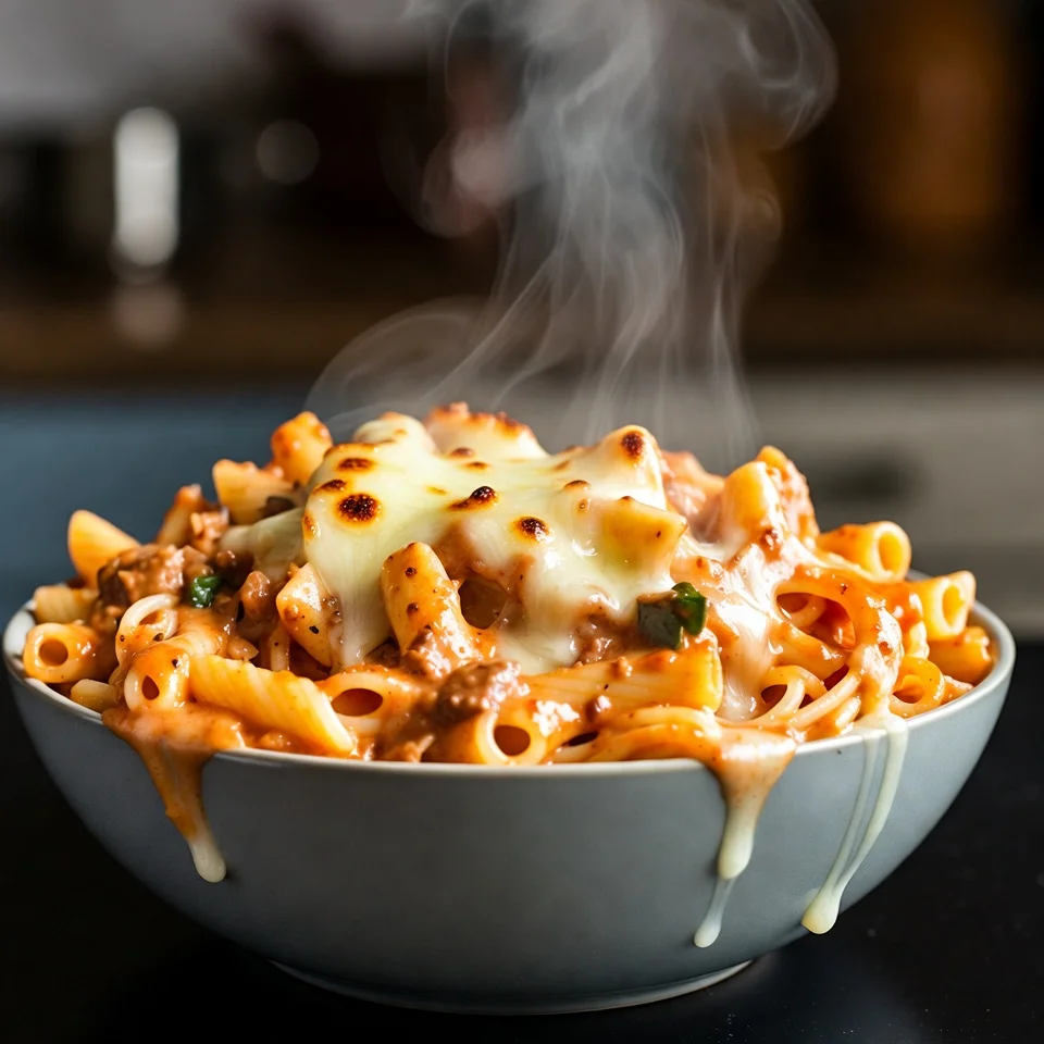 Cheesy Taco Pasta Recipe 6 Cheesy taco pasta recipe ready to serve