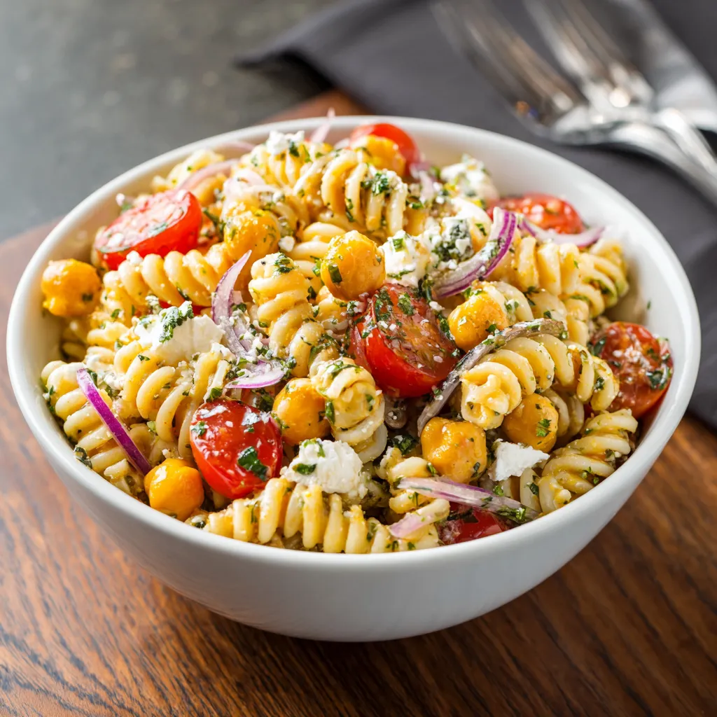 Chickpea Pasta Salad
