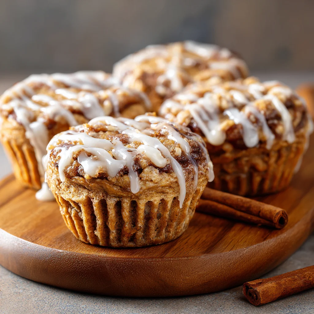 Cinnamon Roll Protein Muffins 7 Cinnamon Roll Protein Muffins