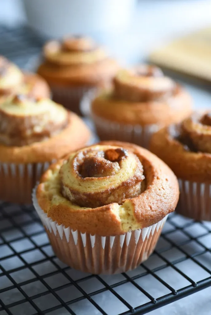 Cinnamon Roll Protein Muffins 6 Cinnamon Roll Protein Muffins final serving