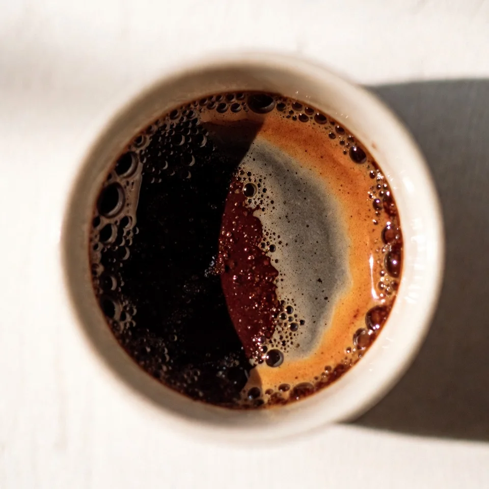 dissolving instant coffee for mousse