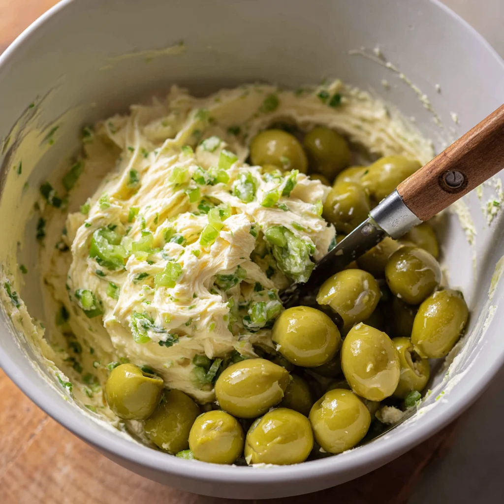 Cream Cheese Olive Spread Recipe – Creamy, Savory, and Effortlessly Addictive 4 Cream Cheese Olive Spread Recipe 3