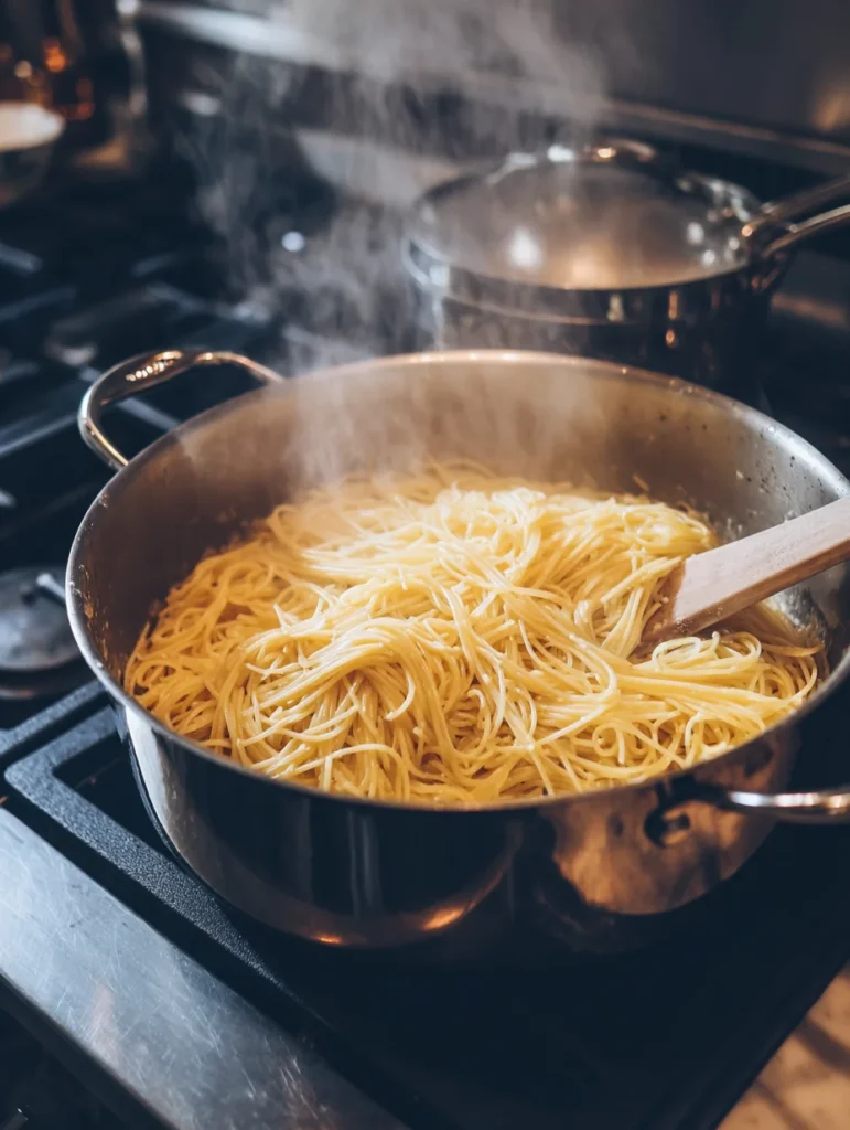 Creamy Shrimp Pasta Recipes – Rich, Comforting, and Perfect for Any Night 3 Boil the paste in large pan