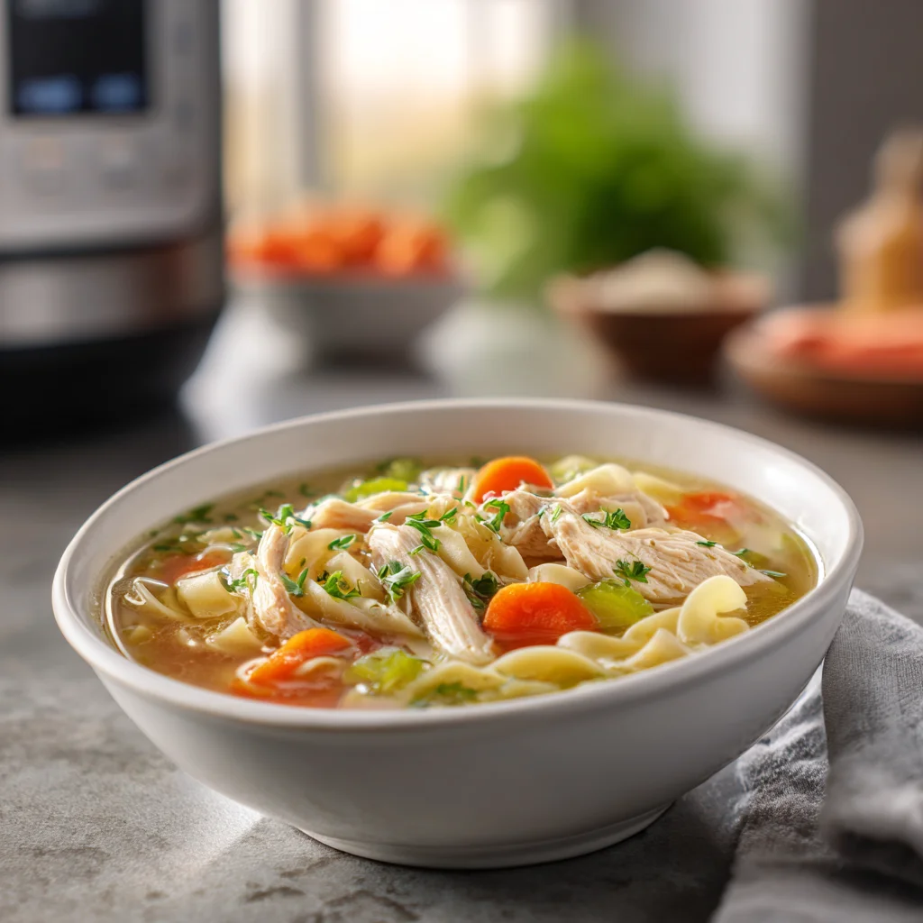 Crockpot Chicken Noodle Soup