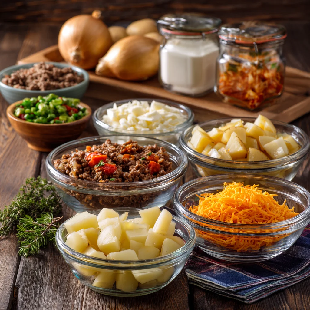 Crockpot Creamy Potato 2 ingredients used in recipe Crockpot Creamy Potato & Hamburger Soup