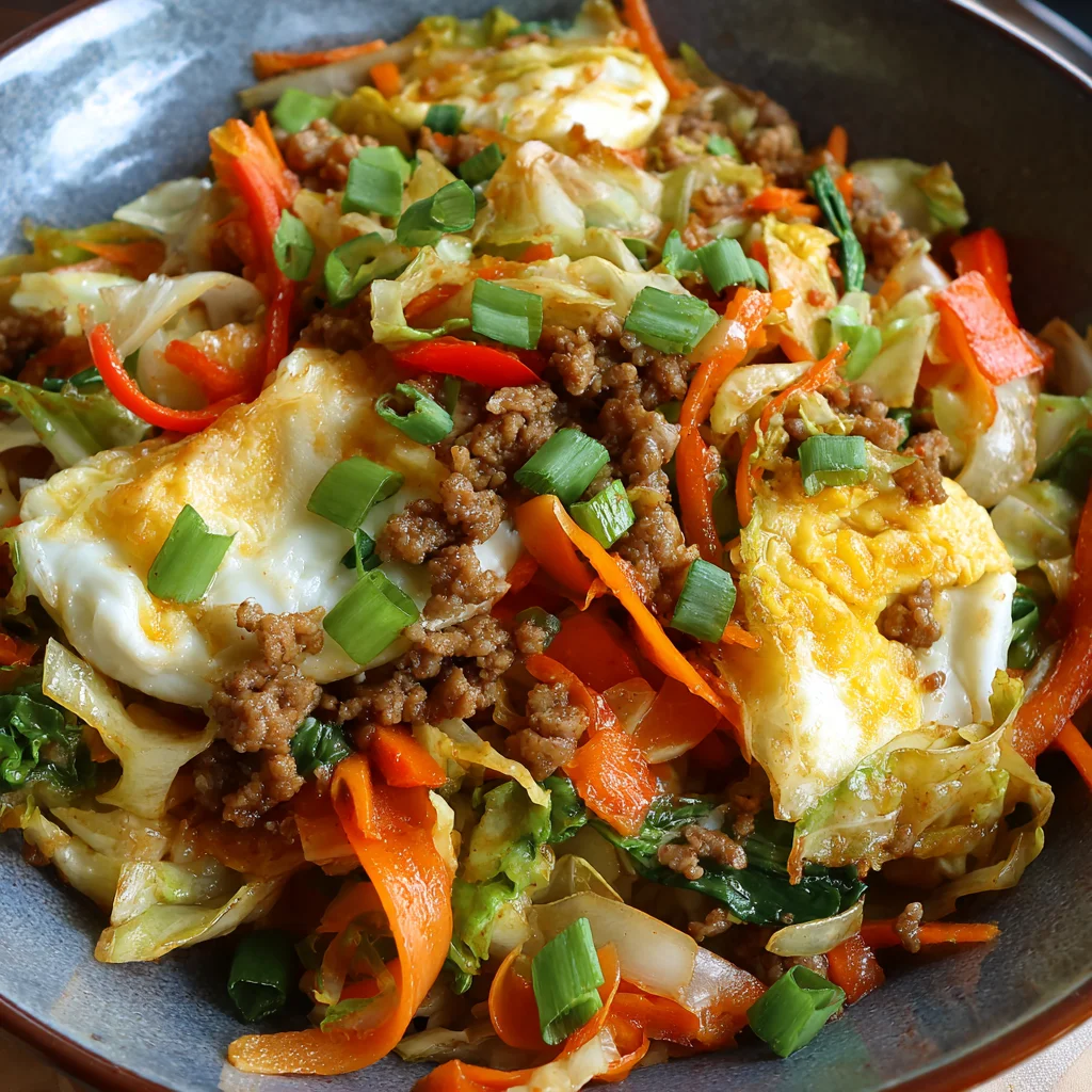 Egg Roll In-A-Bowl Delicious Comfort Food Recipe 6 Egg Roll In-A-Bowl Delicious Comfort final serving