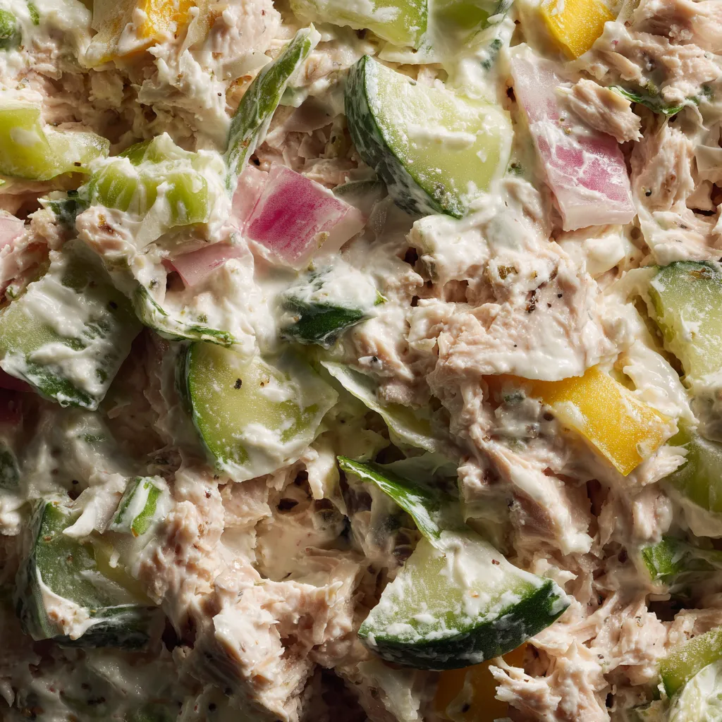Tuna Salad Recipe 7 close up image of Tuna Salad