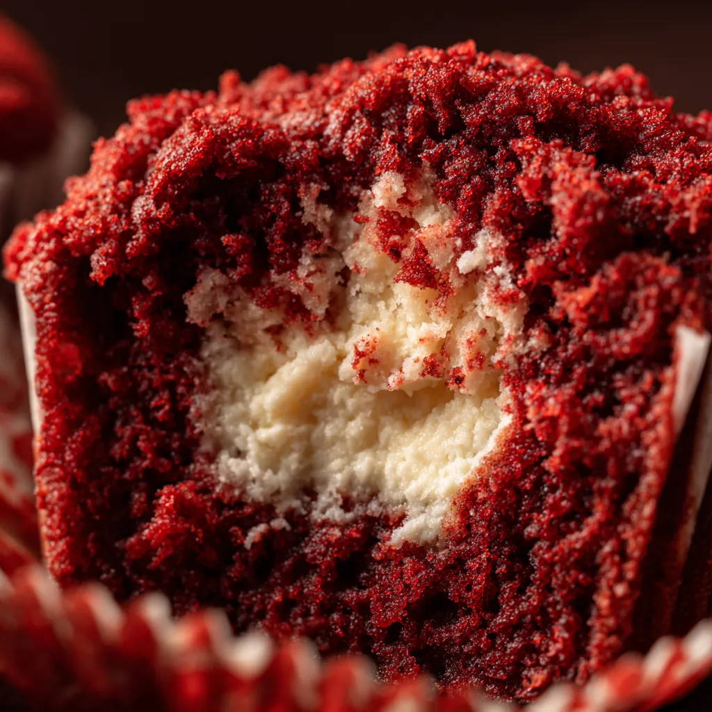 Red Velvet Cream Cheese Muffins Valentine’s Day 6 Red Velvet Cream Cheese Muffins Valentine’s Day