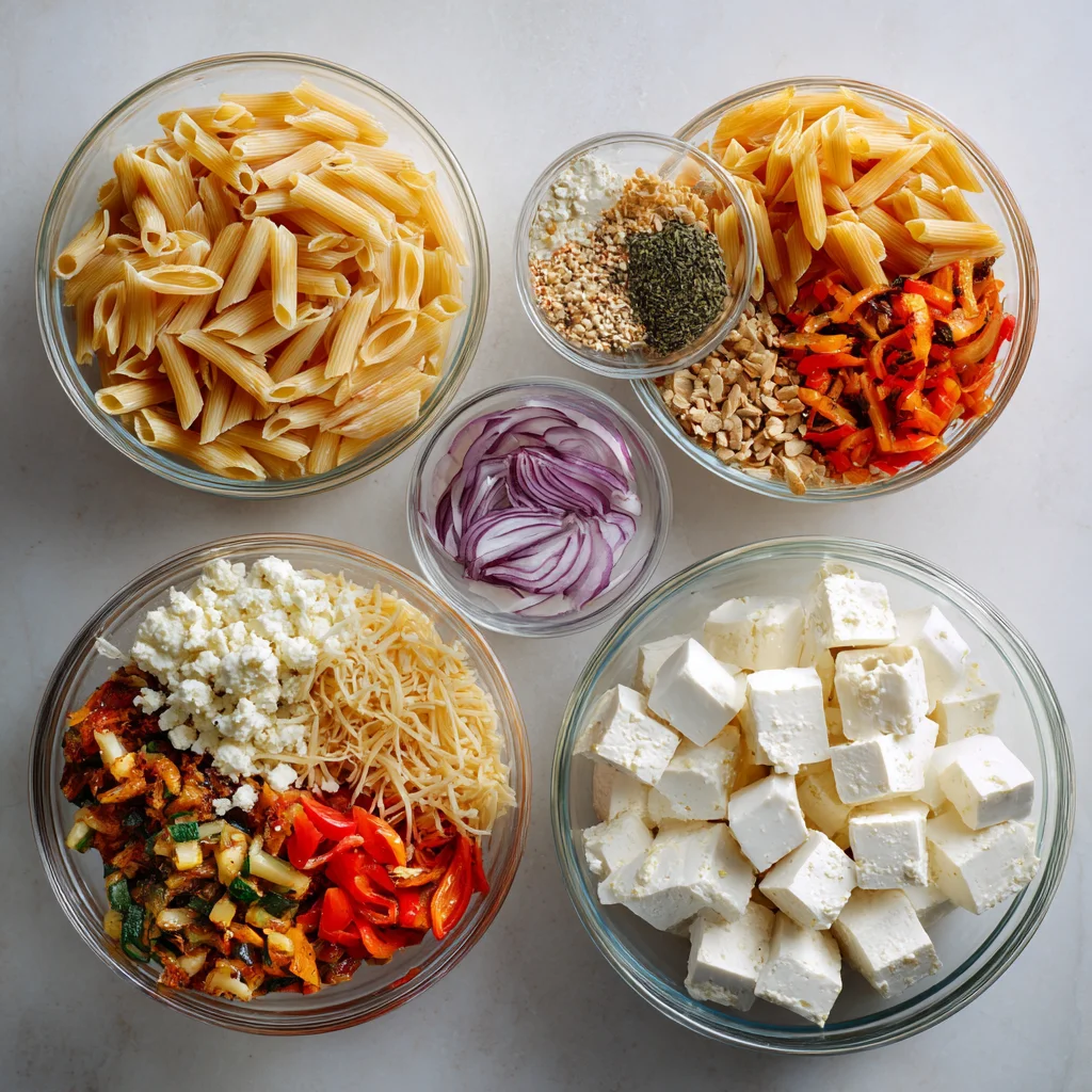 Ingredients used Feta Pasta Bake Recipes