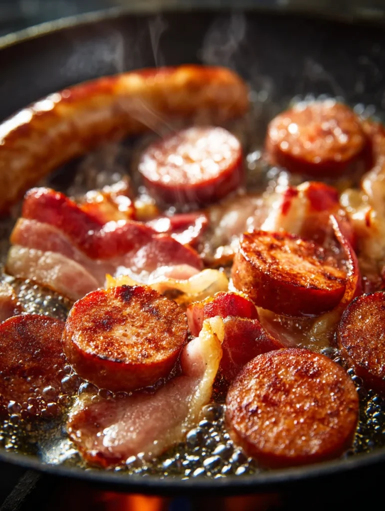 Fried Cabbage with Shrimp, Sausage & Bacon – Bold, Savory, and Comforting 3 Cranberry and cinnamon swirled into cheesecake batter