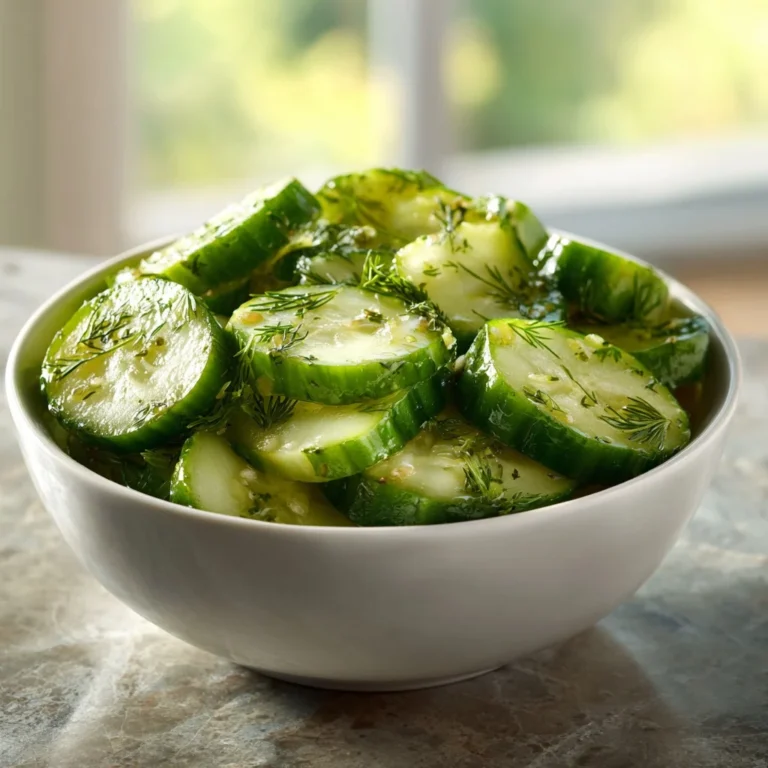 Garlic Dill Cucumbers