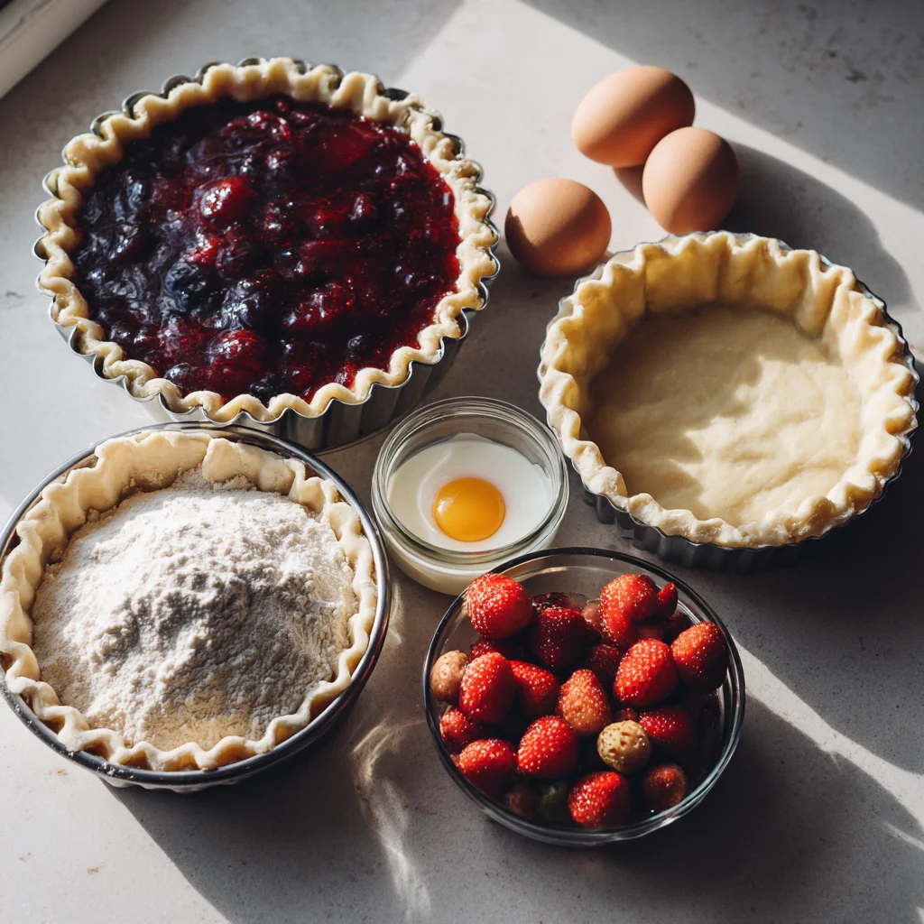 ingredients used in Heart Shaped Hand Pies