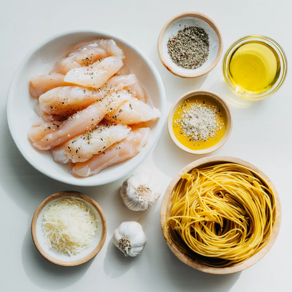 ingredients used in Honey Pepper Chicken Pasta