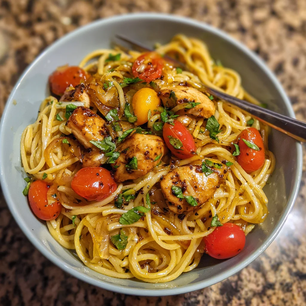 Honey Pepper Chicken Pasta