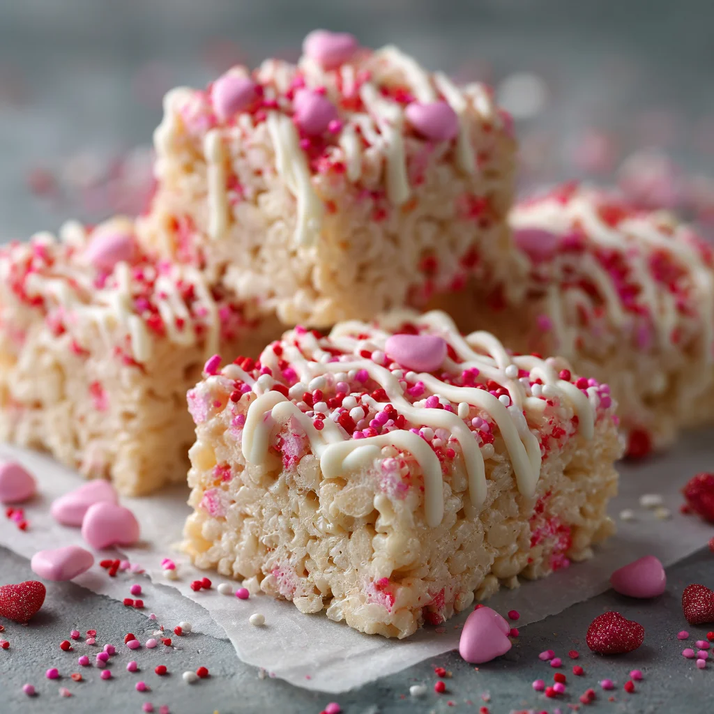Irresistible Rice Krispie Valentine's Treats in 20 Minutes 4 mixing rice krispies treats base