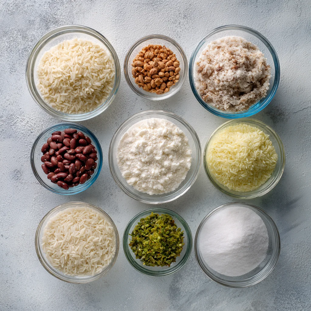 Rice and Peas Jamaican Recipe – Authentic, Comforting, and Full of Island Flavor 2 ingredients Jamaican rice and peas