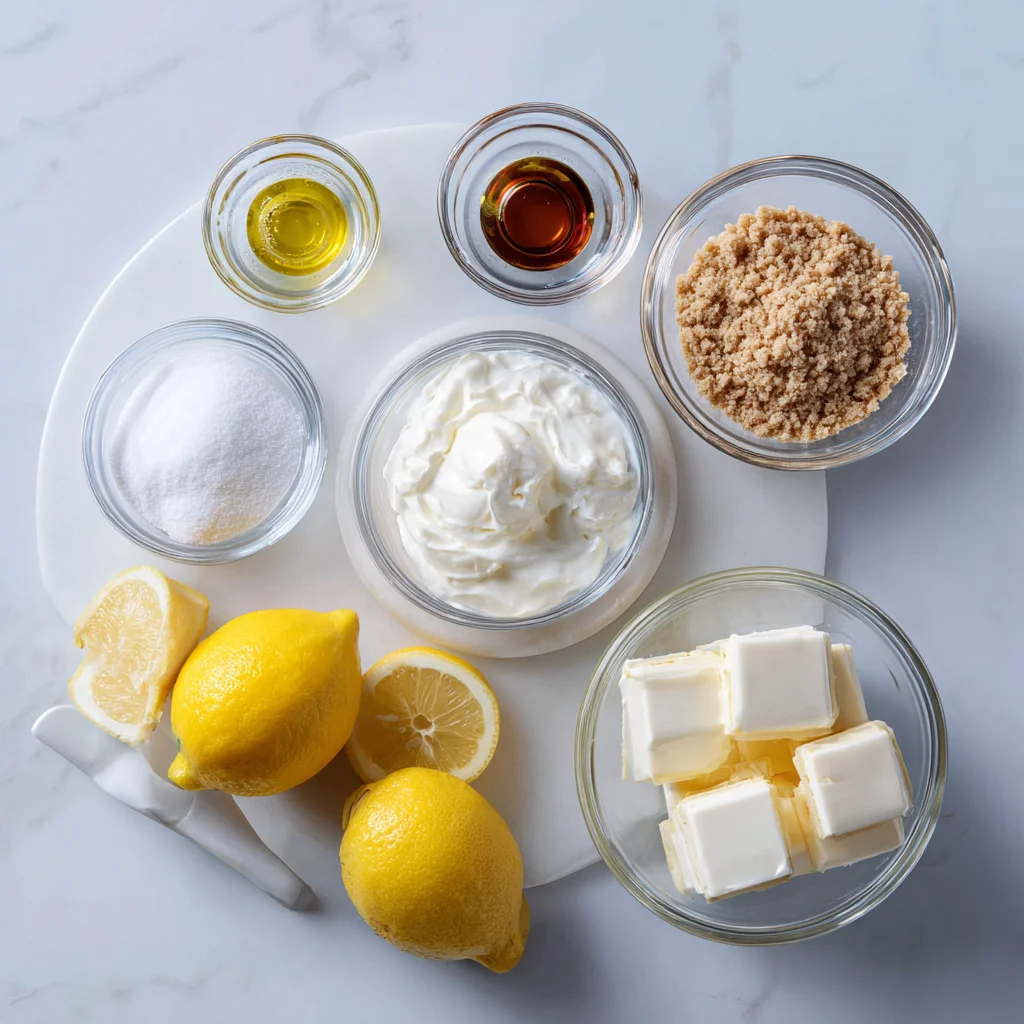 Lighter No Bake Lemon Cheesecake Bars – Fresh, Creamy, and Effortlessly Bright 2 Ingredients used Lighter No Bake Lemon Cheesecake Bars