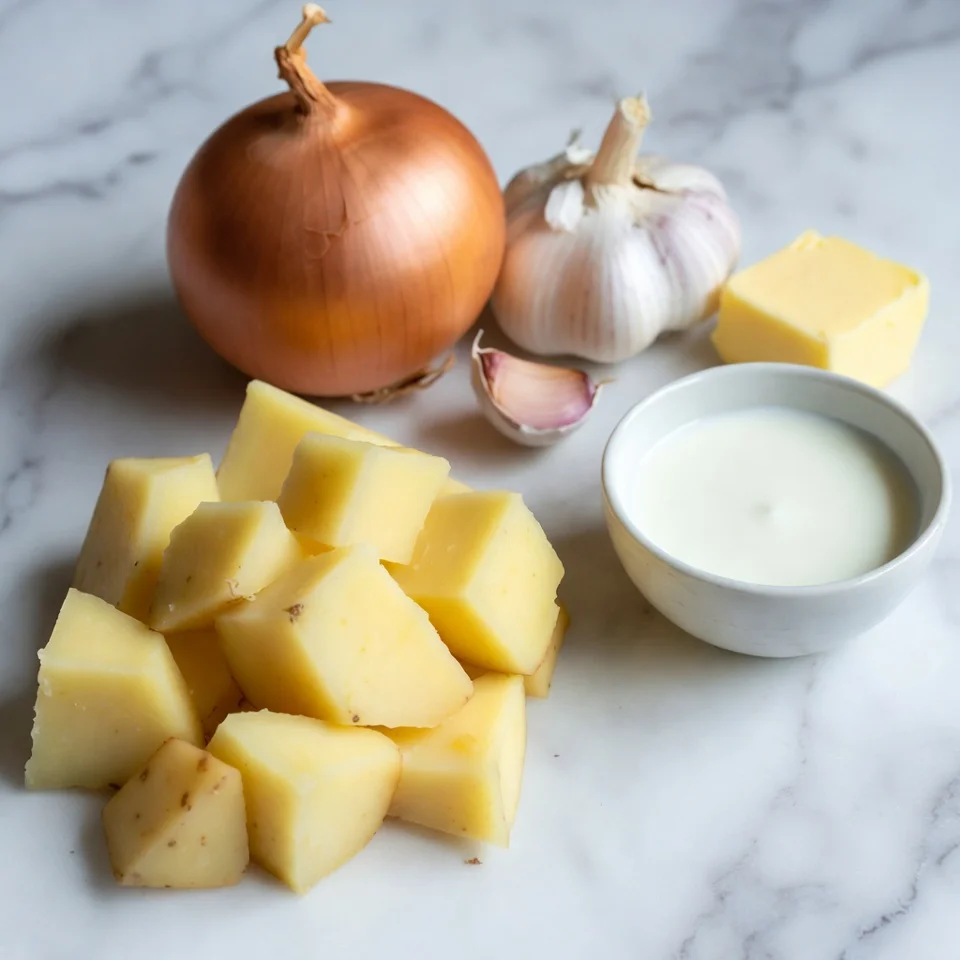 ingredients used in Loaded Baked Potato Soup