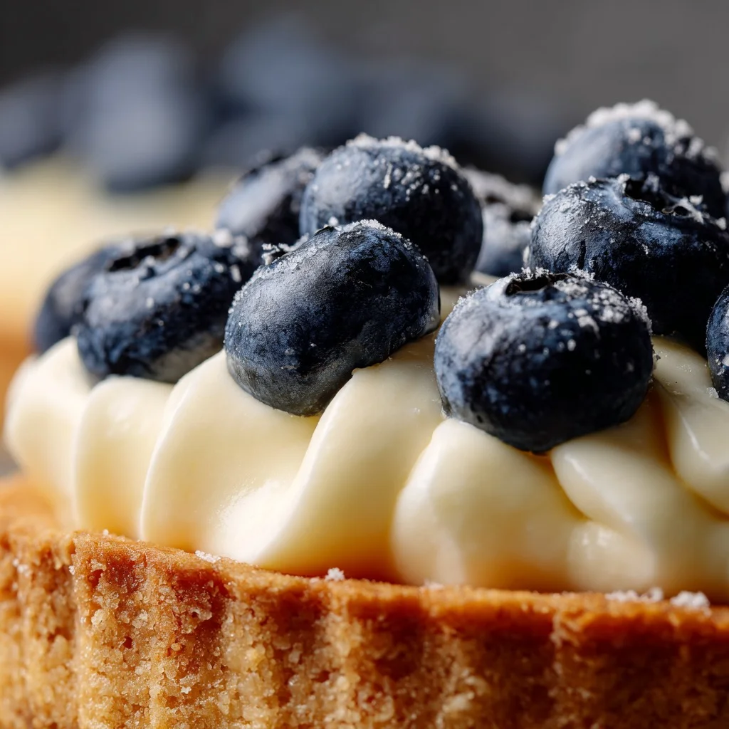 Mini lemon Blueberry close up