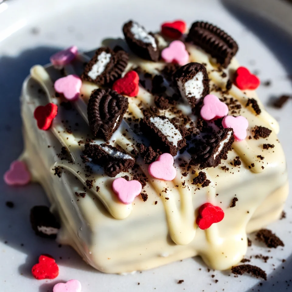 Oreo Cookie Bark Valentines Day 4