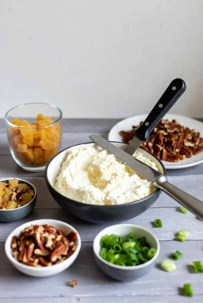 Pineapple and Pecan Cheese Ball – Sweet, Creamy, and Perfect for Any Gathering 2 Ingredients used Pineapple and Pecan Cheese Ball