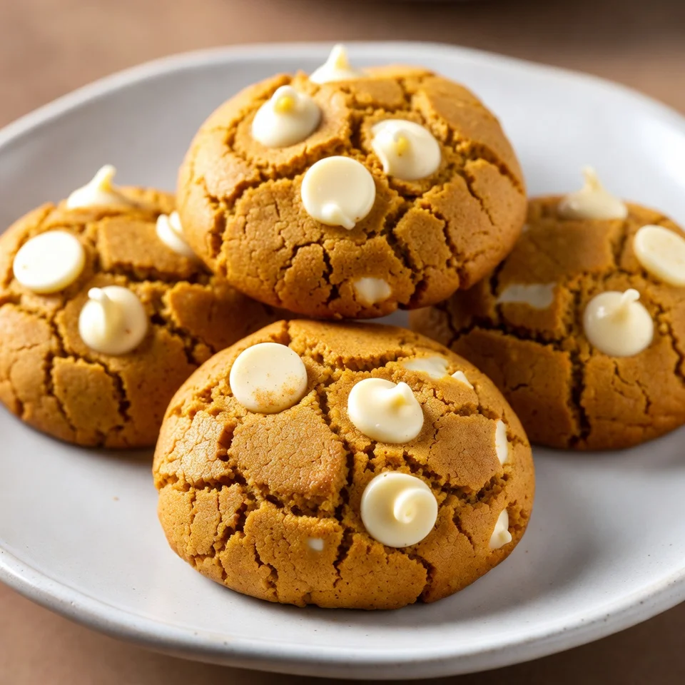 Healthy Pumpkin White Chocolate Chip Cookies 6 Pumpkin White Chocolate Chip Cookies