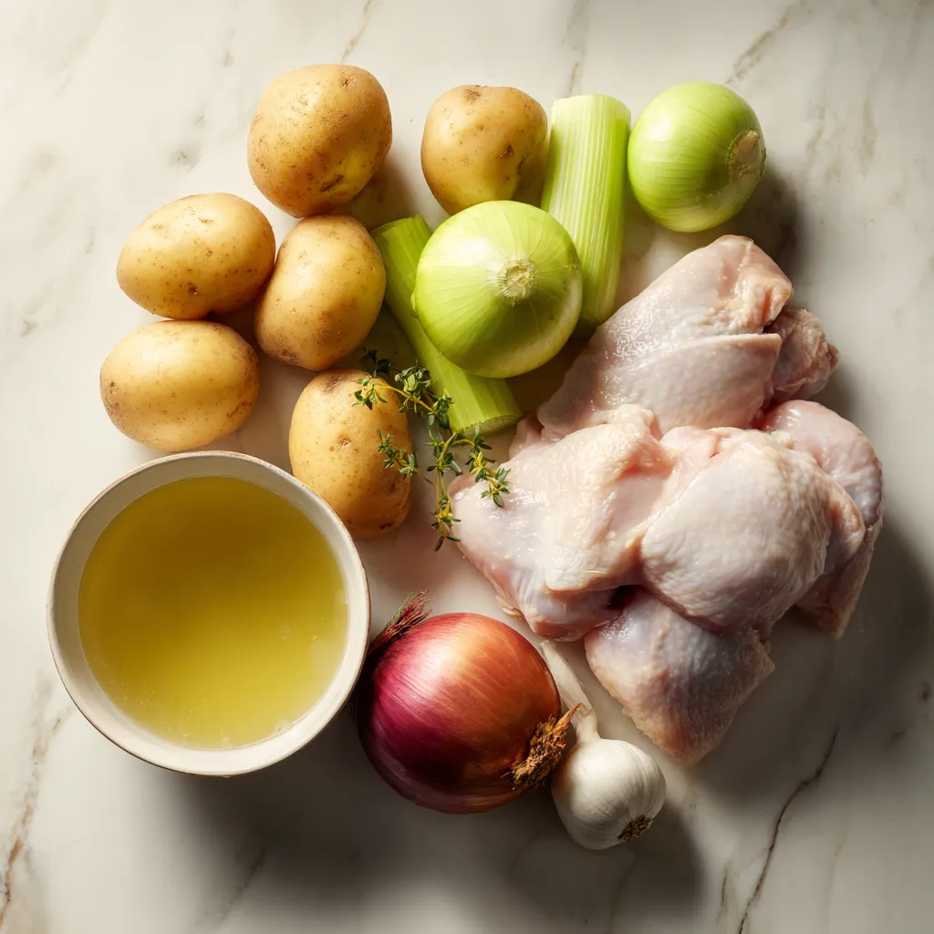 Chicken Potato Soup 3 ingredients for Chicken Potato Soup