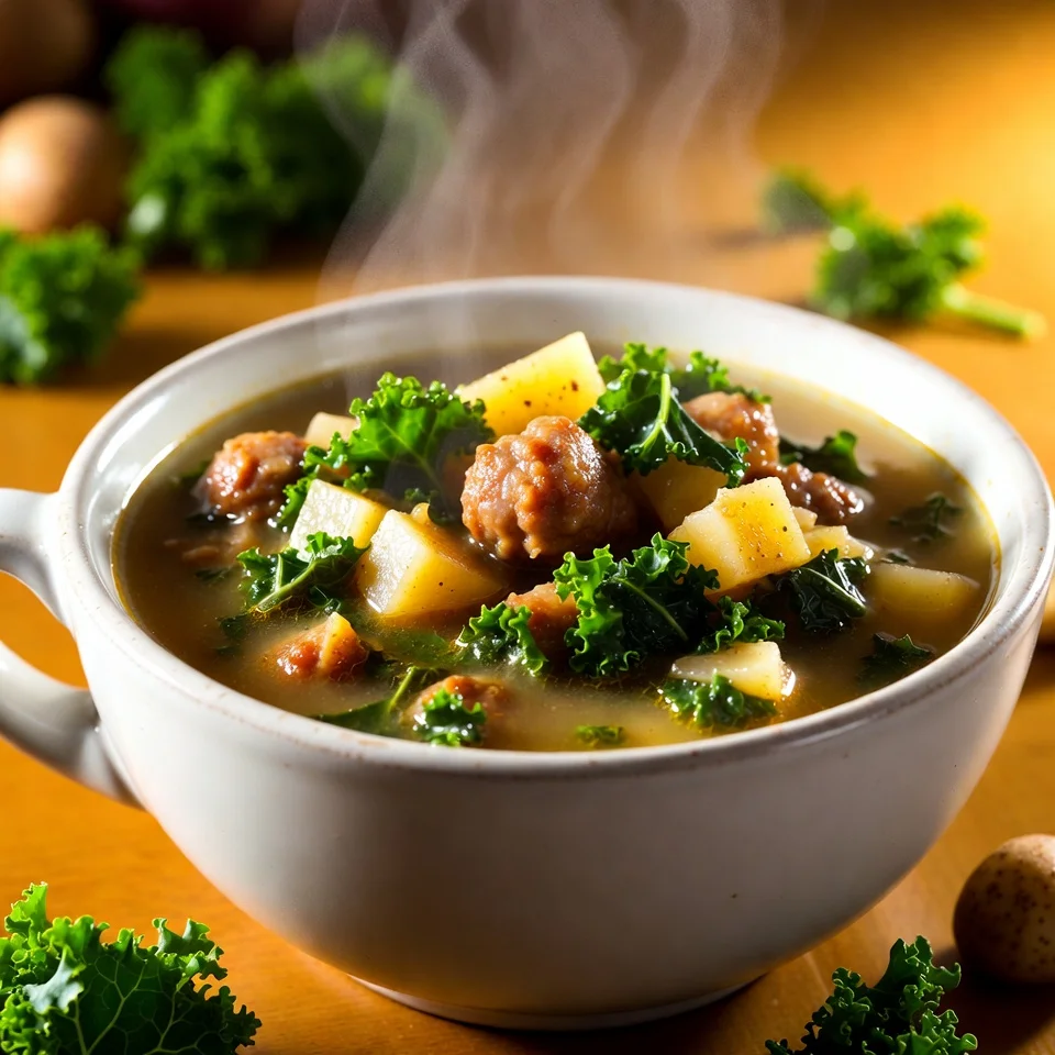 Sausage Potato and Kale Soup