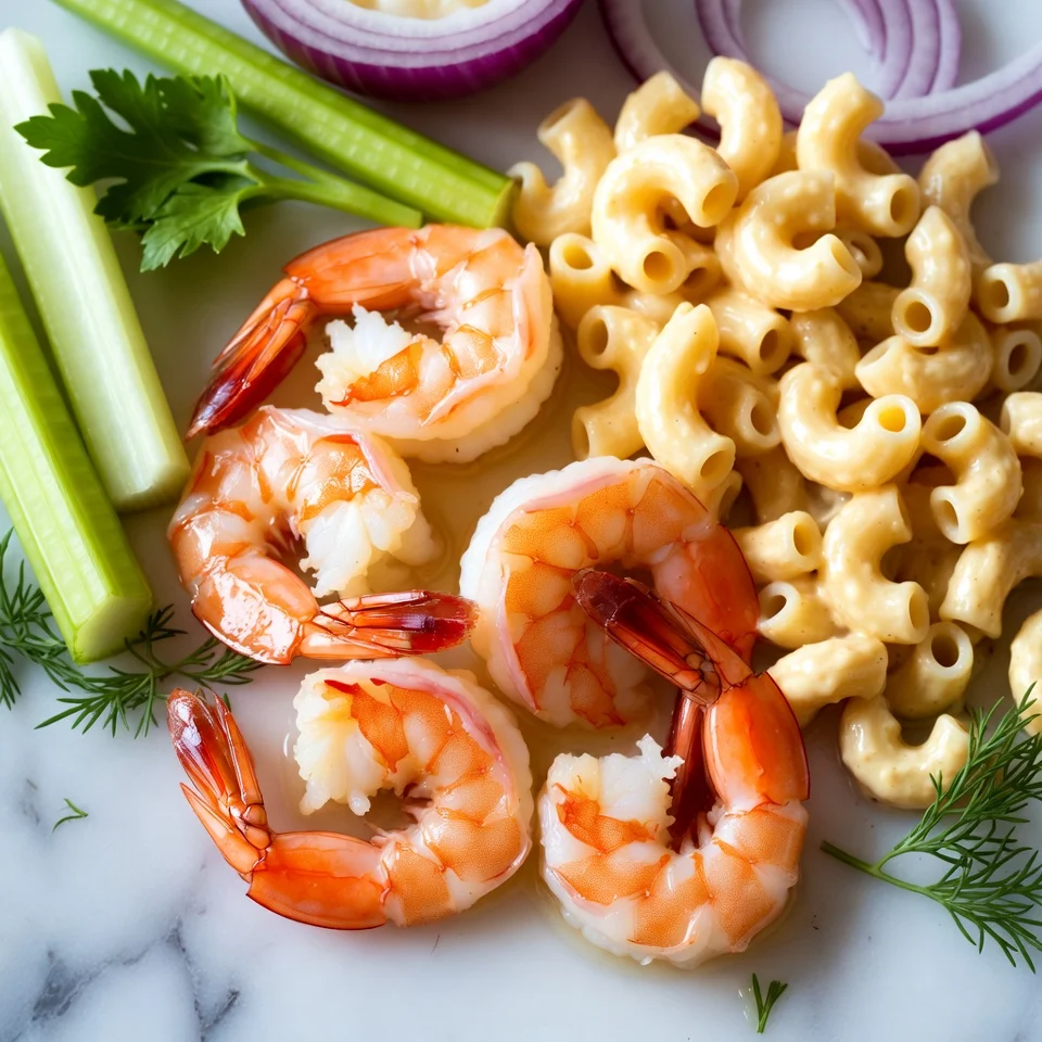 Ingredients used Shrimp Macaroni Salad Recipe