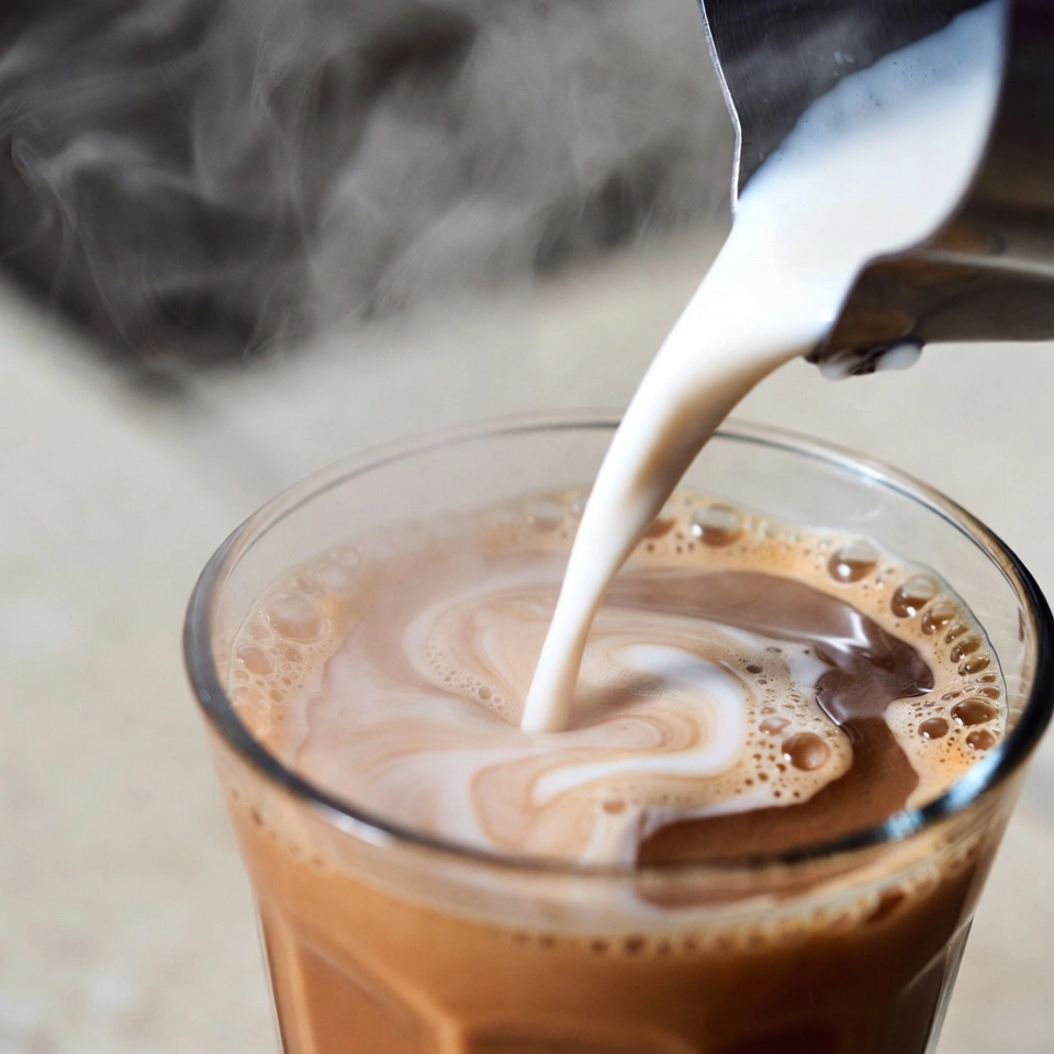 making Starbucks Chai Tea Latte