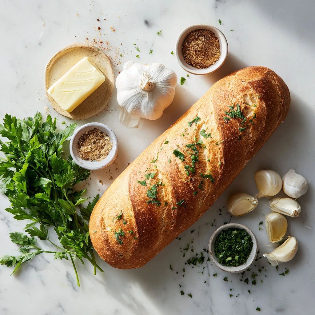 Easy Garlic Bread ingredients