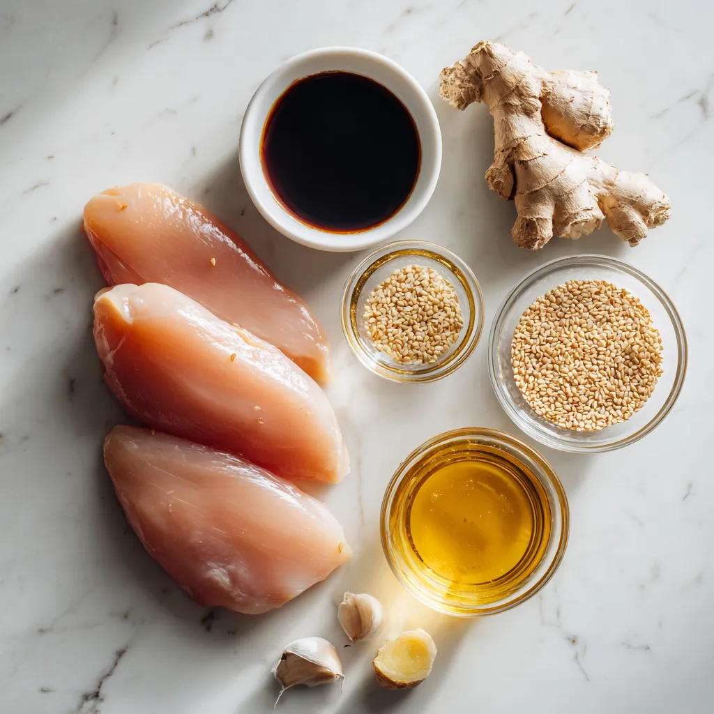 ingredients of Sesame Chicken Recipe