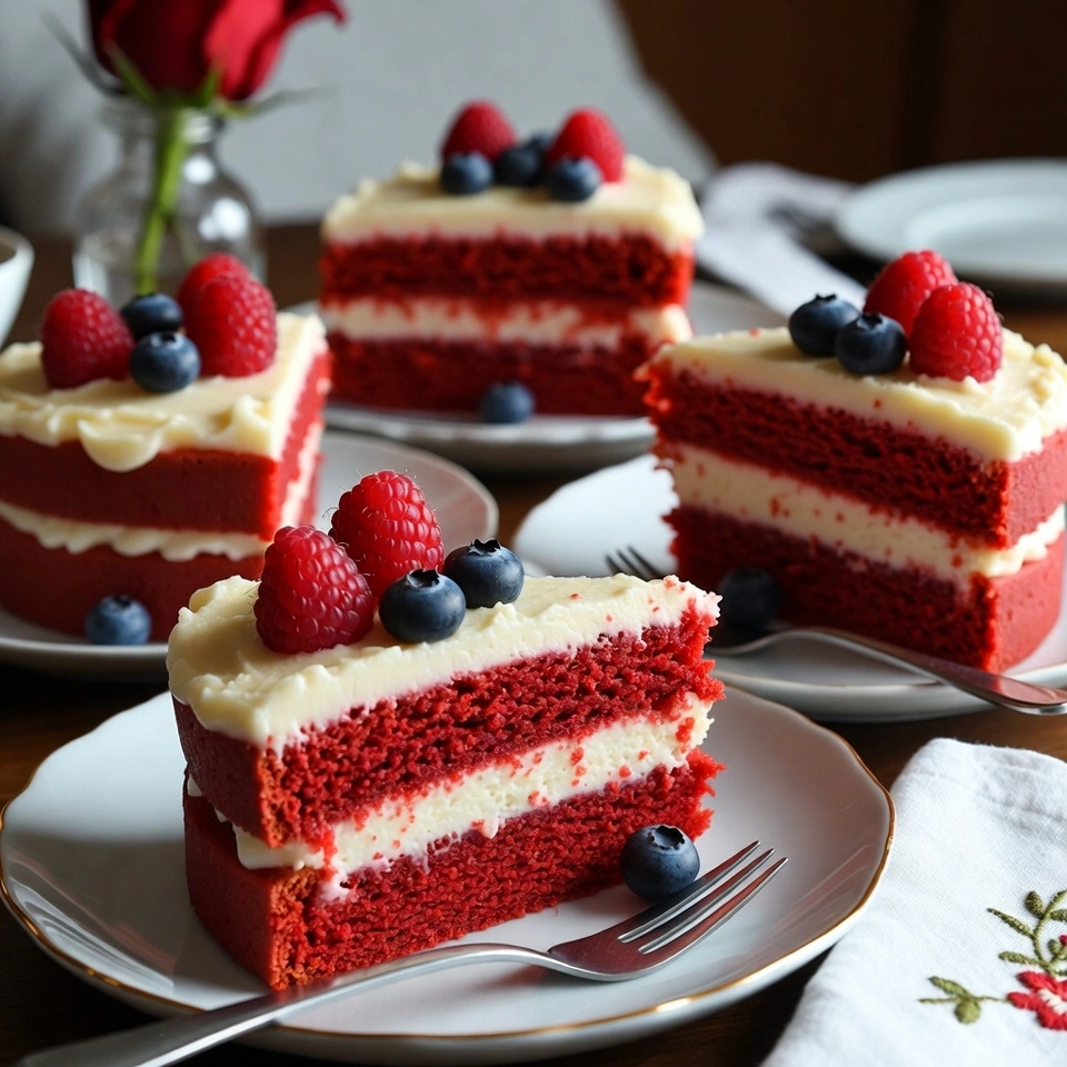 Valentine’s Heart Red Velvet Cake 7 Valentine’s Heart Red Velvet Cake