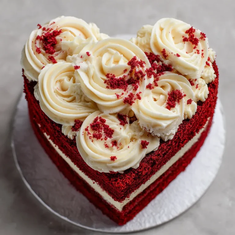 Valentine’s Heart Red Velvet Cake 8 Valentine’s Heart Red Velvet Cake
