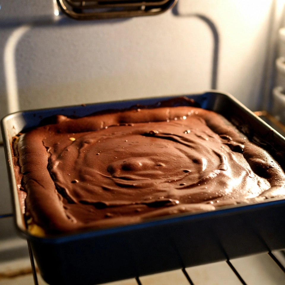 baking the Hot Chocolate Cheesecake Bars