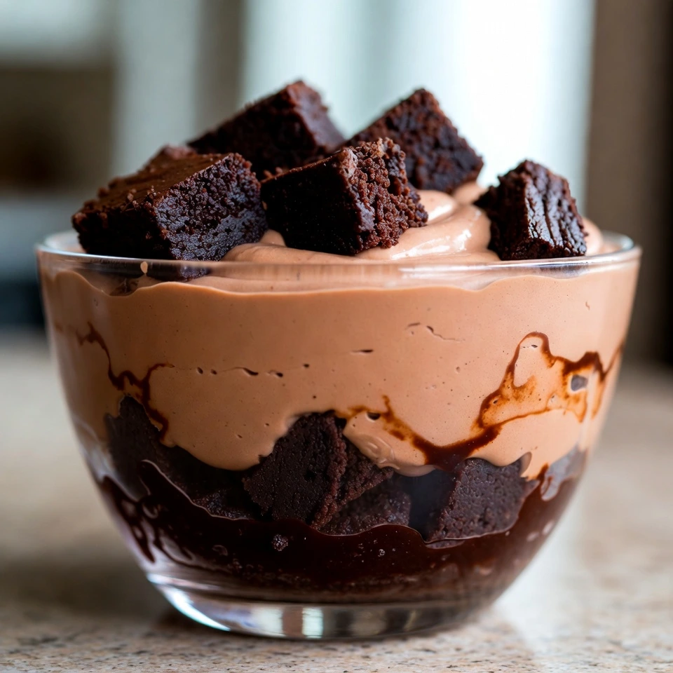 Dark chocolate browni