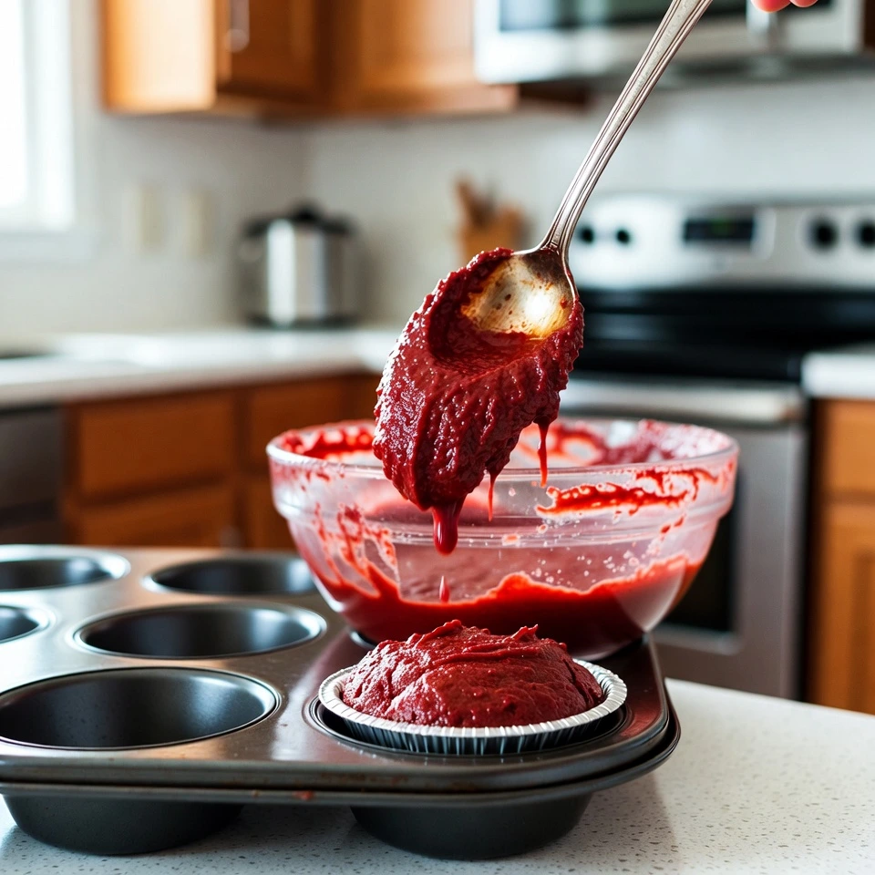Red Velvet Cream Cheese Muffins Valentine’s Day 4 Red Velvet Cream Cheese Muffins Valentine’s Day